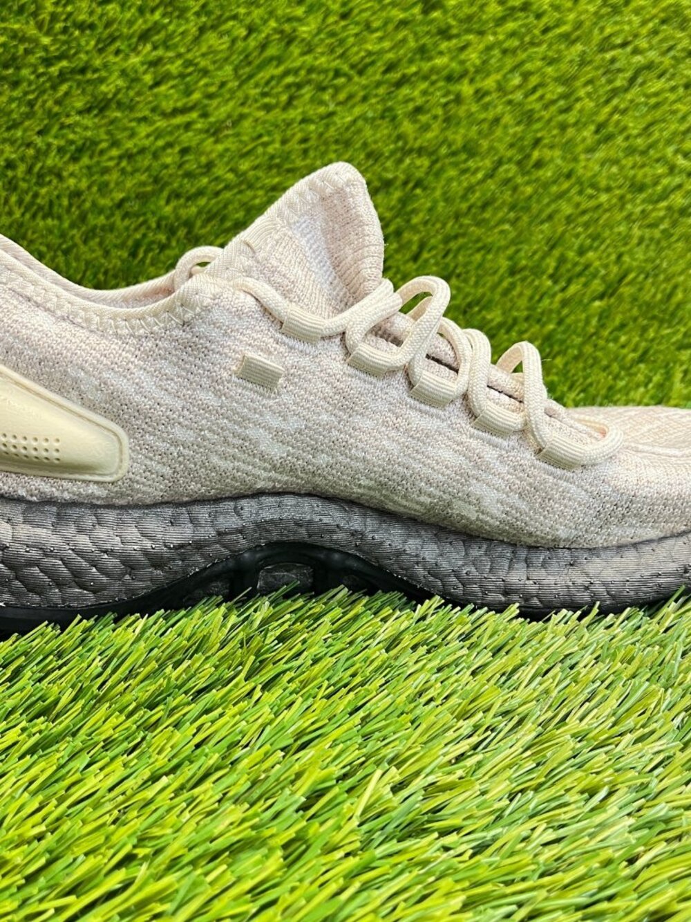 Adidas PureBoost Mens Size 8 Clear Brown Athletic Running Walking Shoes Sneakers - Picture 4 of 11